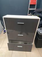 Hoogglans schoenenkast - 110x80x25 cm, Ophalen, Gebruikt