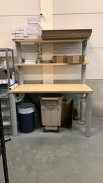 Verstelbare werktafel - Paktafel, Doe-het-zelf en Verbouw, Tekentafels, Gebruikt, Ophalen of Verzenden, 150 tot 170 cm