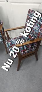OPRUIMING! Tijsseling Fauteuils, Twee, Overige kleuren, Zo goed als nieuw, Stof