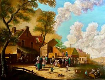 Een kwakzalver in een oud-Hollands dorp - L.M. de Waart beschikbaar voor biedingen