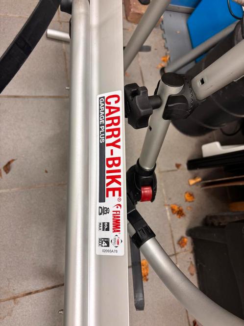 Fietsendrager voor bv in garage van camper, Auto diversen, Fietsendragers, Gebruikt, Achterklepdrager, 2 fietsen, Elektrische fiets