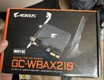 PCI-Express WIFI Card Gigabyte GC-WBAX210, Computers en Software, Netwerkkaarten, Ophalen of Verzenden, Zo goed als nieuw, Intern