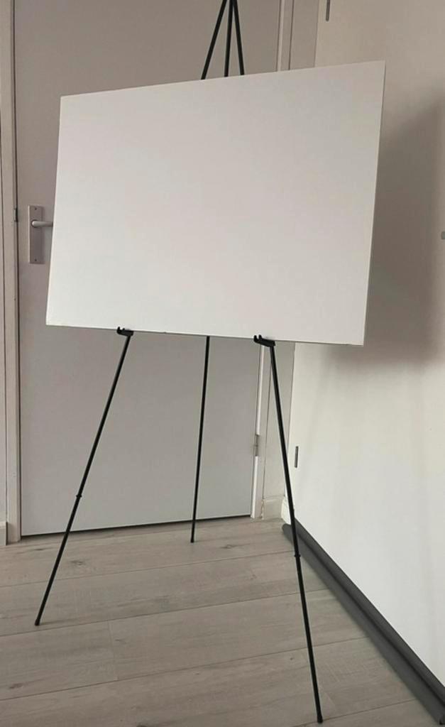 Zwart metalen schildersezel, Hobby en Vrije tijd, Schilderen, Zo goed als nieuw, Ezel, Ophalen of Verzenden