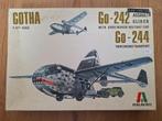 1:72 1/72 Italaerei Gotha Go-242 Assault Glider with Kubelwa, Hobby en Vrije tijd, 1:72 tot 1:144, Italeri, Ophalen of Verzenden