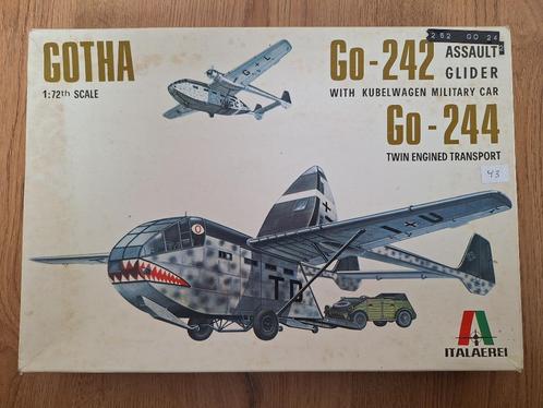 1:72 1/72 Italaerei Gotha Go-242 Assault Glider with Kubelwa, Hobby en Vrije tijd, Modelbouw | Vliegtuigen en Helikopters, Zo goed als nieuw