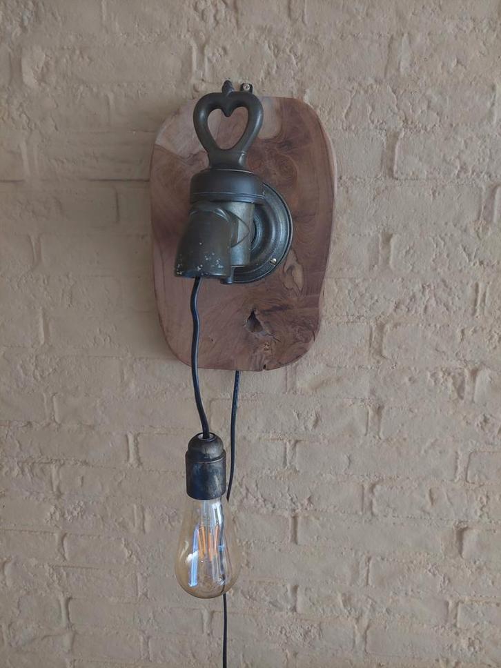 Unieke brons/koper kraanlamp, Antiek en Kunst, Antiek | Koper en Brons, Ophalen