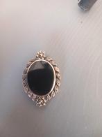 Broche Markasiet, Sieraden, Tassen en Uiterlijk, Overige voorstellingen, Zwart, Ophalen of Verzenden, Zo goed als nieuw