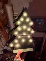 Houten kerstboom met verlichting, Diversen, Ophalen of Verzenden, Zo goed als nieuw