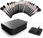 Evvie professionele 29-delige make-up kwasten set Deluxe, Ophalen of Verzenden, Nieuw, Gehele gezicht, Toebehoren