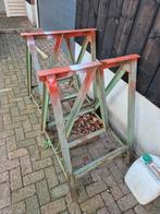 stalen schraag, schragen, Ophalen, Gebruikt, IJzer