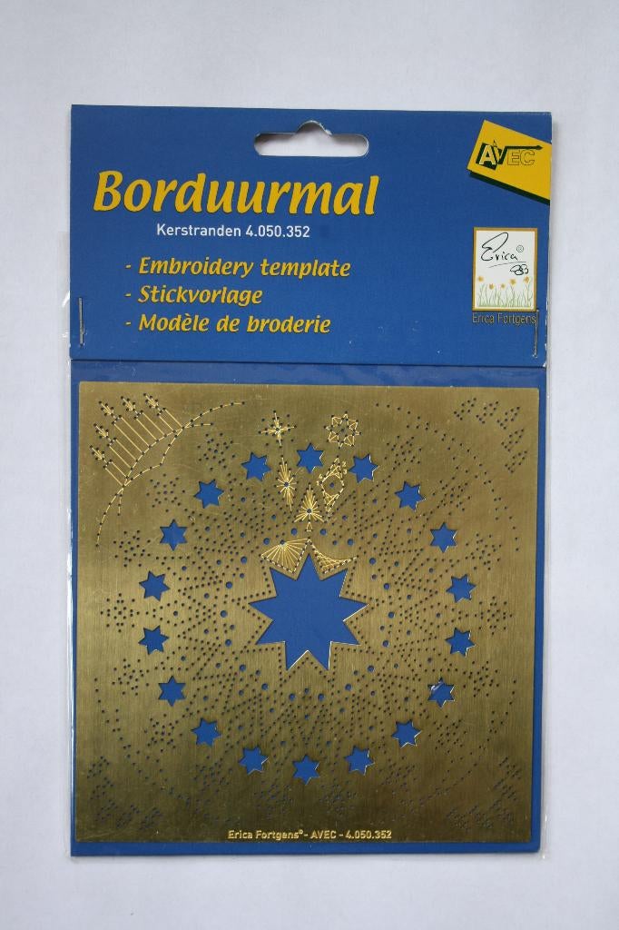 Erica borduurmal Kerstranden, Ophalen of Verzenden, Nieuw, Kerst, Pons of Mal
