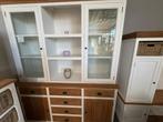 Vitrine Kast ''Maison Bella''!, Huis en Inrichting, Kasten | Vitrinekasten, Ophalen, 200 cm of meer, 150 tot 200 cm, Teakhout