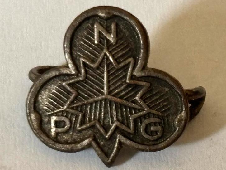 Vintage scouting origineel padvindsters-insigne (NPVG), Verzamelen, Scouting, Gebruikt, Ophalen of Verzenden