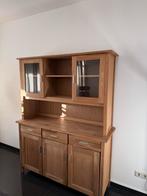 Houten buffetkast / vitrinekast, Ophalen, Zo goed als nieuw, 25 tot 50 cm, 200 cm of meer