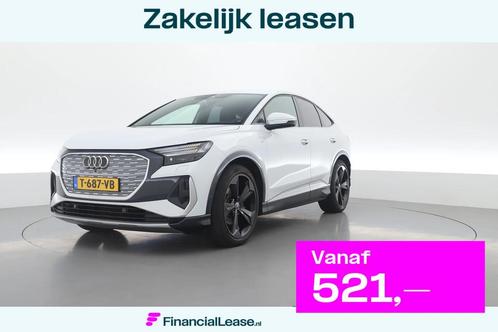 Audi Q4 e-tron Sportback S Line 340 KM Range 52 kWh | HUD |, Auto's, Audi, Bedrijf, Lease, Financial lease, Q4 e-tron, ABS, Achteruitrijcamera