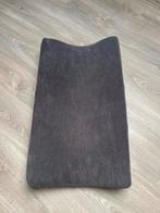 Verschoonkussen met badstof hoes, Ophalen of Verzenden, Gebruikt, Grijs, Rechthoekig