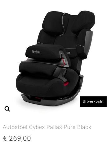Meedere Cybex autostoel 9 maanden  tot 12 jaar beschikbaar voor biedingen