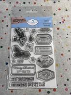 Ecd Elizabeth craft design kerst stempel set nieuw, Hobby en Vrije tijd, Ophalen of Verzenden, Nieuw, Clearstamp