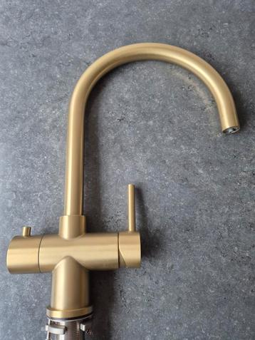 Goudkleurige Kokend Water Kraan - Nieuw! beschikbaar voor biedingen
