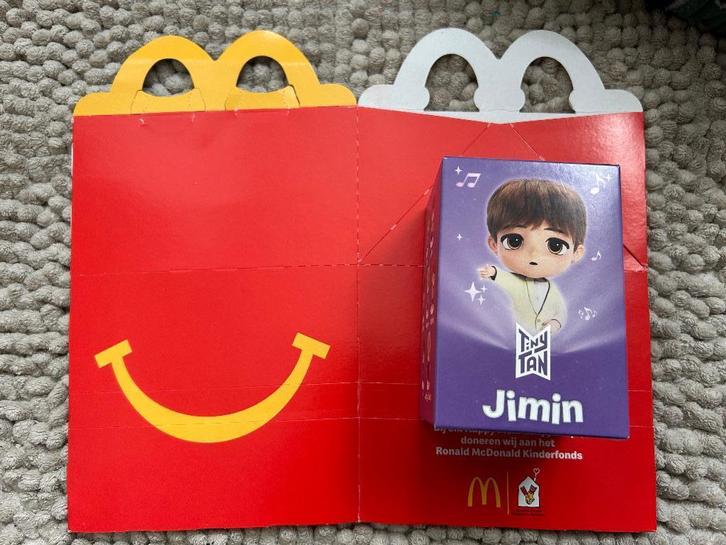 Bts Jimin mc Donalds Tiny Tan tinytan nieuw in doos, Verzamelen, Poppetjes en Figuurtjes, Nieuw, Ophalen of Verzenden