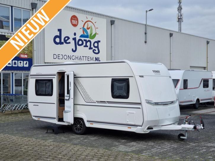 Fendt Bianco Selection 465 SFB, Caravans en Kamperen, Caravans, tot en met 4, 1250 - 1500 kg, Rondzit, Fendt, Frans bed, Overige typen