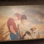 Vintage Jacques Blikken Trommel met afbeelding, Verzamelen, Blikken, Ophalen of Verzenden