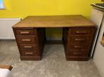 Vintage houten bureau | Lades, Antiek en Kunst, Antiek | Meubels | Kasten, Ophalen