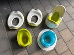 Diverse potjes, brilverkleiners en een baby was emmer, Ophalen, Gebruikt, Tummy Tub