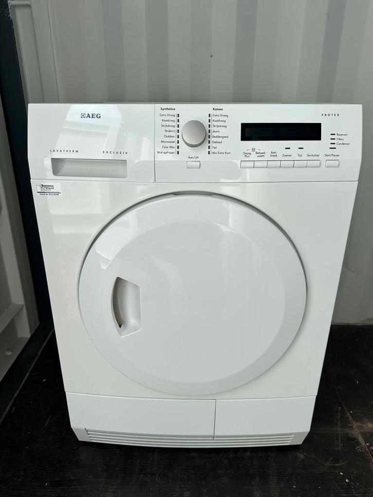 Keurige Aeg lavatherm condens droger 8Kg Garantie📞🚚✅, Witgoed en Apparatuur, Wasdrogers, Zo goed als nieuw, Condens, Voorlader