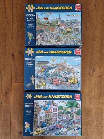 Drie van Haasteren puzzels 1000 stukjes beschikbaar voor biedingen