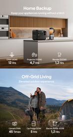 BLUETTI AC70 draagbare krachtcentrale 1000W 768 Wh, Ophalen of Verzenden, Nieuw