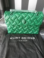 Kurt Geiger groen leren Kensington tas medium, Sieraden, Tassen en Uiterlijk, Verzenden, Nieuw, Groen, Schoudertasje