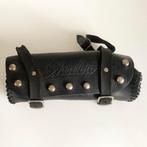 Vintage leren Honda Shadow motortas zadeltas roltas stuurtas, Verzenden, Gebruikt