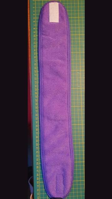 Haarband klittenband br. 8 cm lang 55 cm beschikbaar voor biedingen