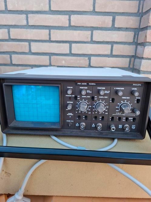 Philips PM 3206 15MHz Oscilloscope - Getest!, Audio, Tv en Foto, Professionele Audio-, Tv- en Video-apparatuur, Gebruikt, Audio