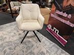 Eetkamerstoel draaibaar 180 teddysof Beige Direct/Leverbaar, Huis en Inrichting, Stoelen, Ophalen, Wit, Nieuw, Mwonenenslapen@ziggo.nl