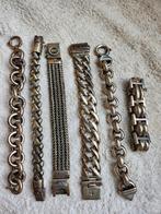 Zilveren zware armband buddha to buddha silk en zeuz, Sieraden, Tassen en Uiterlijk, Armbanden, Gebruikt, Ophalen of Verzenden