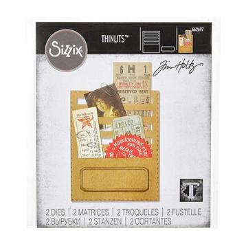 Sizzix Tim Holtz Alterations Thinlits Stitched Slots #662697 beschikbaar voor biedingen