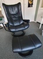 Stressless Relaxfauteuil met Tafel & Voetenbank - Maat L, Huis en Inrichting, Ophalen