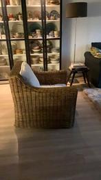 Riveria Maison fauteuil, Huis en Inrichting, Stoelen, Gebruikt, Bruin, Riet of Rotan, Ophalen of Verzenden