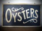 Houten paneel / bord / antiek / Oysters / oester / vintage, Ophalen of Verzenden, Zo goed als nieuw