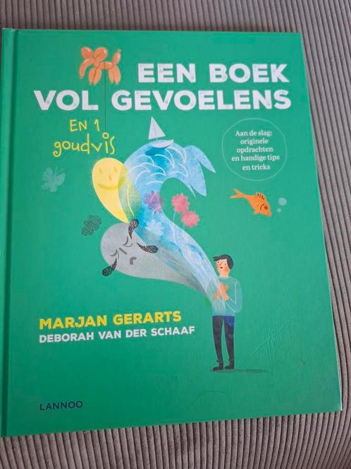 Marjan Gerarts - Een boek vol gevoelens en 1 goudvis, Boeken, Gezondheid, Dieet en Voeding, Zo goed als nieuw, Dieet en Voeding