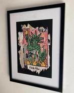Eerbetoon aan Keith Haring van Lasveguix. Uniek werk, Ophalen of Verzenden