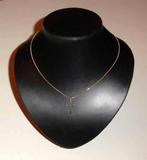 Ketting Kruis Doublé religie, Ophalen of Verzenden, Zo goed als nieuw, Goud, Overige materialen