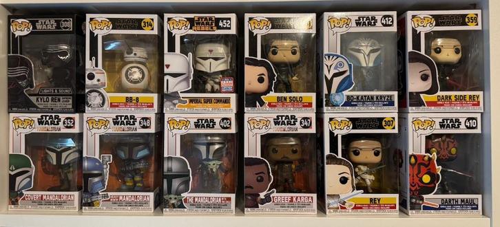 Funko Pops Star Wars (Veel aanbod, zie foto's), Verzamelen, Poppetjes en Figuurtjes, Zo goed als nieuw, Ophalen of Verzenden