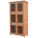 Konijnenhok hok kooi dierenhok 6 kamers GRATIS VERZENDING!, Kooi, 110 cm of meer, Verzenden, 90 cm of meer