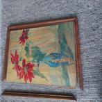 te koop schilderij a gusteiger lijst is stuk, Antiek en Kunst, Kunst | Schilderijen | Klassiek, Ophalen