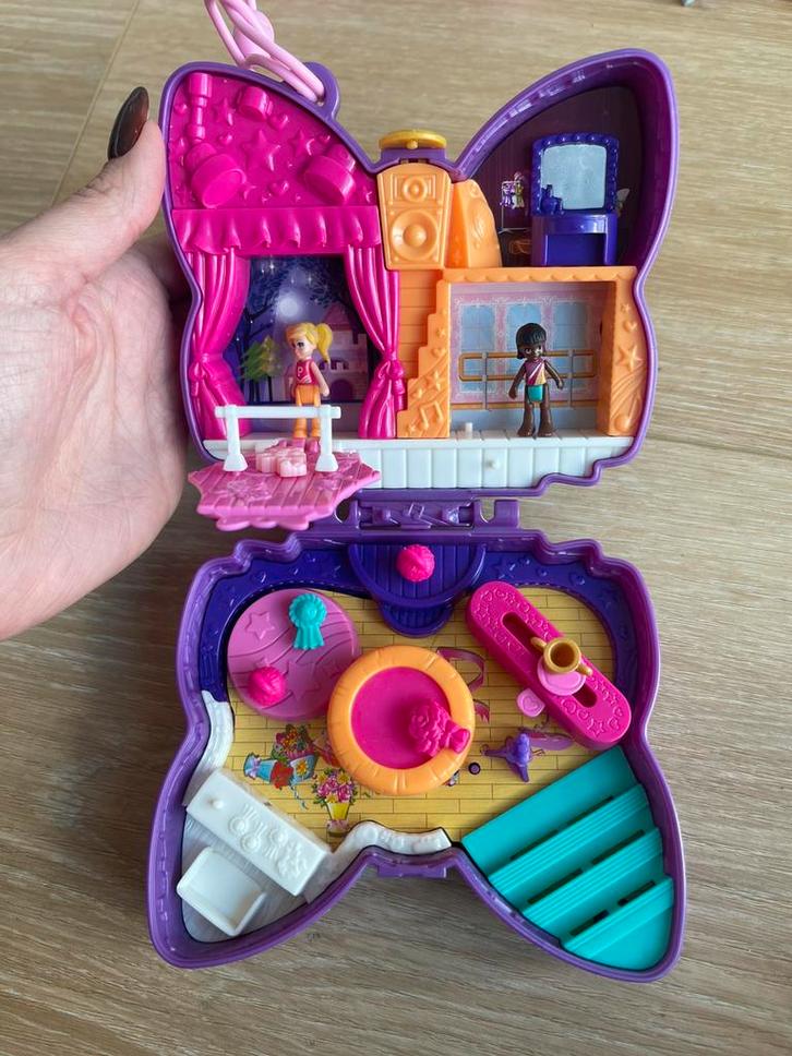 Polly Pocket Big bag world - stage, Kinderen en Baby's, Speelgoed | Overig, Gebruikt, Jongen of Meisje, Ophalen of Verzenden