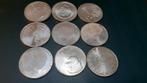 9 zilveren 50 gulden munten, Verzenden