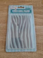 Craft Sensations Embossing Mal Strepen 10 x 15 cm, Hobby en Vrije tijd, Ophalen of Verzenden, Zo goed als nieuw, Overige thema's
